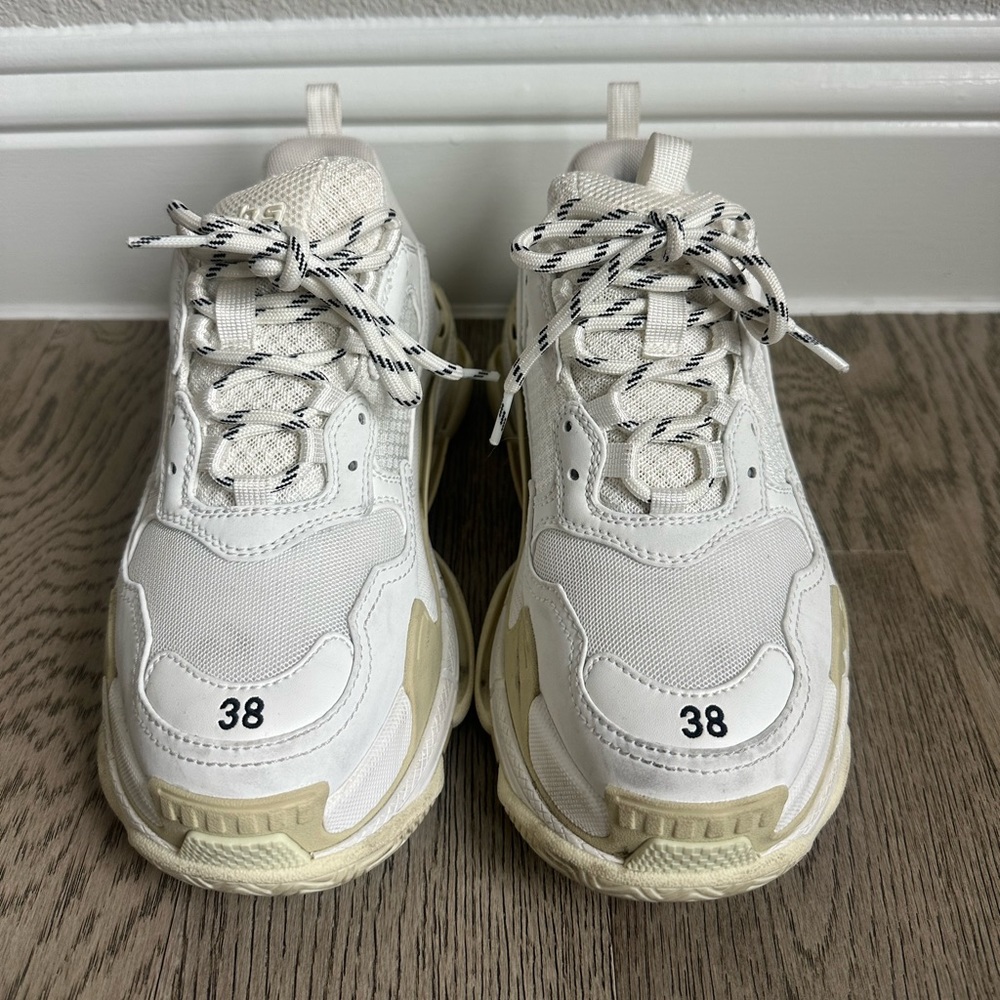 BALENCIAGA triple S women white